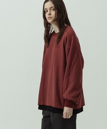 SLICK（スリック）の「【SLICK スリック】T C Big Waffle Pullover T C ビッグワッフルプルオーバー（Tシャツ/カットソー）」