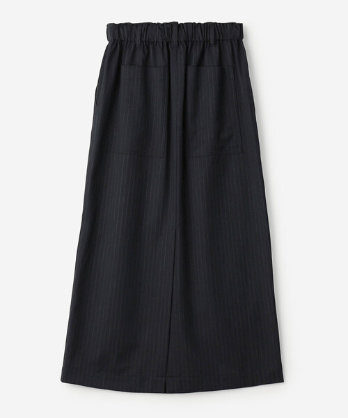 nicholson&nicholson(ニコルソンアンドニコルソン)の「nicholson & nicholson | ストレッチウール スカート WOMEN(スカート・レディース・ブルー系その他5/チャコール・38)」の8枚目の写真