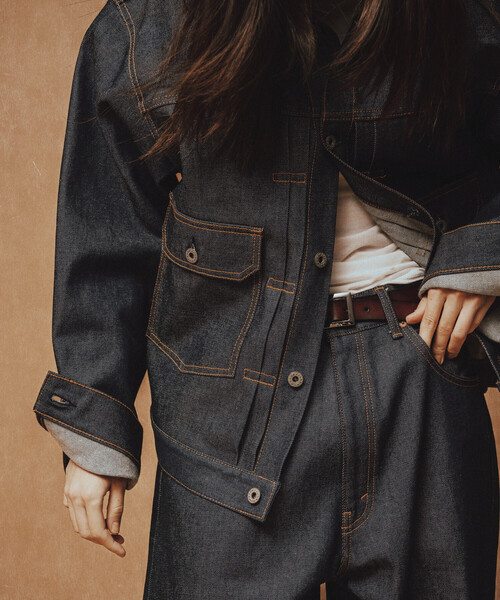 FREAK'S STORE(フリークスストア)の「【日本製】JAPAN DENIM STRAIGHT 5PK PT/ジャパンデニム ストレートシルエット(デニムパンツ・メンズ・その他7・32/34/30)」の2枚目の写真