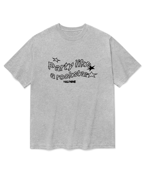 HALFNINE(ハーフナイン)の「ロックスター 半袖Tシャツ F05BRD_HBX11057(Tシャツ/カットソー・メンズ・ブルー/ホワイト/ブラック/グレー系その他・S/XL/L/M)」の1枚目の写真