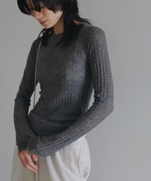 anuke（アンヌーク）の「Wool Damege Tops（Tシャツ/カットソー）」