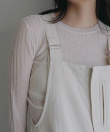 anuke（アンヌーク）の「Wool Damege Tops（Tシャツ/カットソー）」