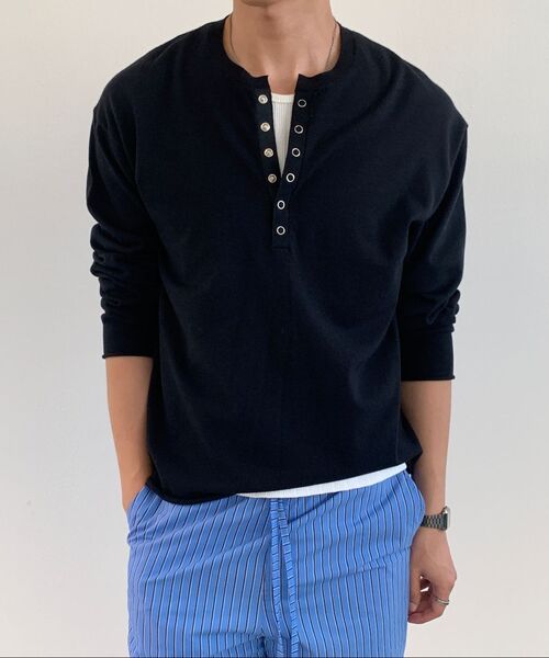 FABREGAT(ファブレガ)の「MARIEL ストライプ LOUNGE ホットパンツ (MARINA BLUE)(その他パンツ・メンズ・その他・2/3)」の2枚目の写真