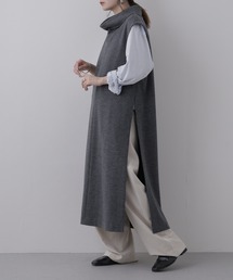 TOBELLE ノースリーブロングベスト