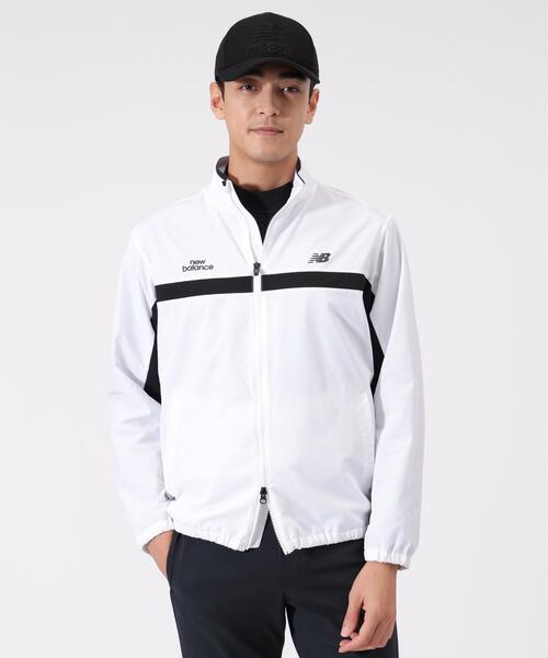 New Balance Golf(ニューバランスゴルフ)の「撥水 フルジップ スタンドブルゾン (MENS)(ブルゾン・メンズ・ネイビー/ブラック/ホワイト・MEDIUM/X-LARGE/LARGE)」の2枚目の写真