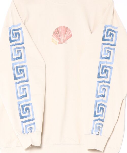 BILLABONG(ビラボン)の「BILLABONG ウィメンズ GRAPHIC LOOSE FIT CREW トレーナー 【LOOSE FIT】【2026年秋冬モデル】/ビラボンクルーネックスウェット(スウェット・レディース・イエロー系その他/ホワイト/アイボリー/オフホワイト・LARGE/MEDIUM)」の7枚目の写真