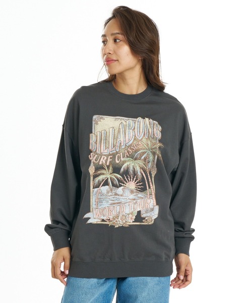 BILLABONG(ビラボン)の「BILLABONG ウィメンズ GRAPHIC LOOSE FIT CREW トレーナー 【LOOSE FIT】【2026年秋冬モデル】/ビラボンクルーネックスウェット(スウェット・レディース・イエロー系その他/ホワイト/アイボリー/オフホワイト・LARGE/MEDIUM)」の13枚目の写真