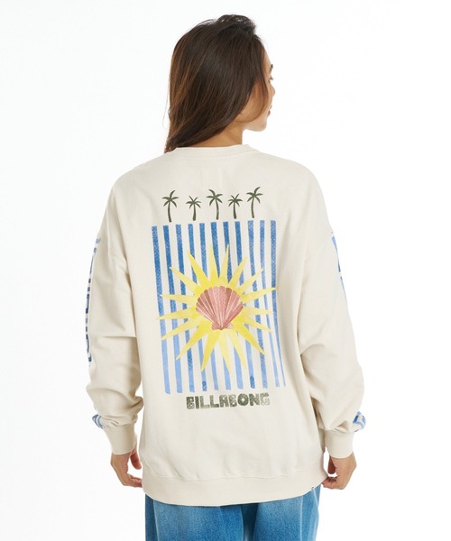 BILLABONG(ビラボン)の「BILLABONG ウィメンズ GRAPHIC LOOSE FIT CREW トレーナー 【LOOSE FIT】【2026年秋冬モデル】/ビラボンクルーネックスウェット(スウェット・レディース・イエロー系その他/ホワイト/アイボリー/オフホワイト・LARGE/MEDIUM)」の18枚目の写真