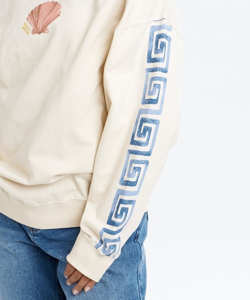 BILLABONG(ビラボン)の「BILLABONG ウィメンズ GRAPHIC LOOSE FIT CREW トレーナー 【LOOSE FIT】【2026年秋冬モデル】/ビラボンクルーネックスウェット(スウェット・レディース・イエロー系その他/ホワイト/アイボリー/オフホワイト・LARGE/MEDIUM)」の20枚目の写真