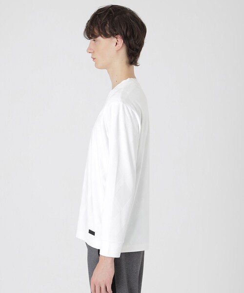 BLACK LABEL CRESTBRIDGE（ブラックレーベル・クレストブリッジ）の「【BLACK lab.】バイアスシャドーチェックカットソー（Tシャツ/カットソー・メンズ・ブラック/ブルー系その他4/オフホワイト/ベージュ系その他・L/M/XL）」の20枚目の写真