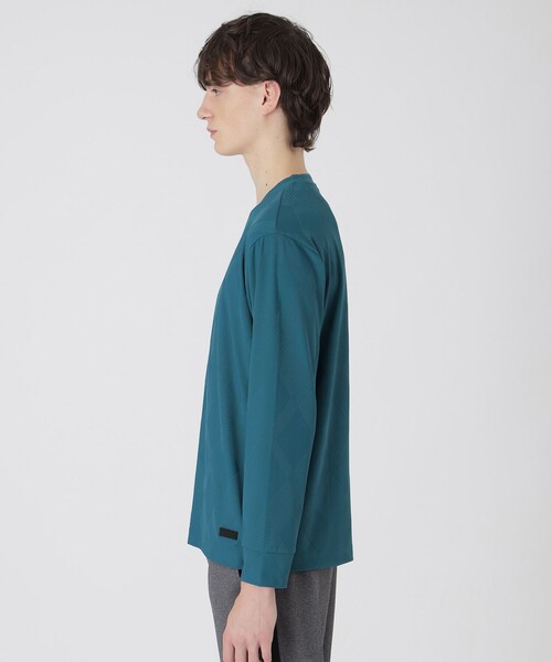 BLACK LABEL CRESTBRIDGE（ブラックレーベル・クレストブリッジ）の「【BLACK lab.】バイアスシャドーチェックカットソー（Tシャツ/カットソー・メンズ・ブラック/ブルー系その他4/オフホワイト/ベージュ系その他・L/M/XL）」の8枚目の写真