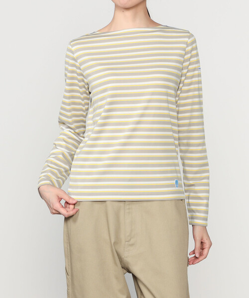 ORCIVAL(オーシバル)の「ORCIVAL | ジャージー ボートネック長袖プルオーバー WOMEN(Tシャツ/カットソー・レディース・ブラウン系その他/ベージュ系その他/ブルー系その他5・1/2)」の16枚目の写真