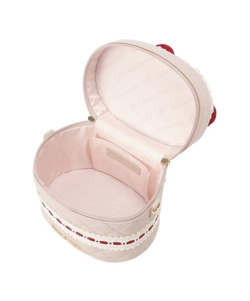 Maison de FLEUR(メゾンドフルール)の「ガトーフレーズパールハンドルバッグ(ショルダーバッグ・レディース・ホワイト/ピンク・FREE)」の13枚目の写真