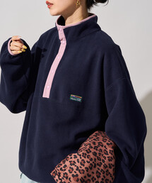 限定展開 FREAK'S STORE OUTDOORS カラー フリース スナップ プルオーバー