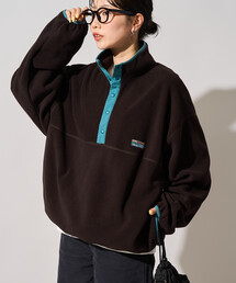 限定展開 FREAK'S STORE OUTDOORS カラー フリース スナップ プルオーバー