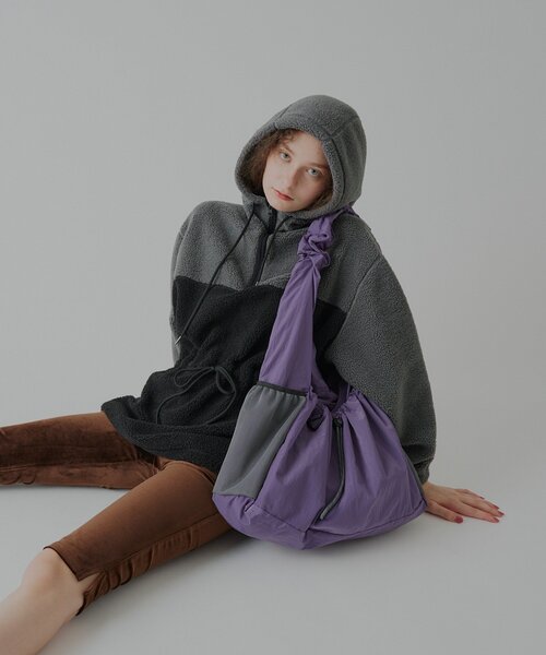 WHIMSIC(ウィムジック)の「【UNISEX】ボアフリースアノラックフーディー(パーカー・メンズ・オリーブ/ブラウン/ブラック・FREE)」の19枚目の写真
