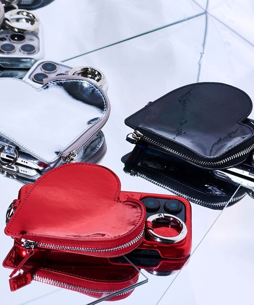 ajew glow heart pocket case（スマホケース/カバー）｜ajew（エジュー