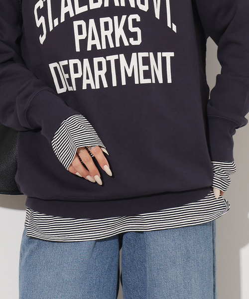 JOURNAL STANDARD relume(ジャーナルスタンダード レリューム)の「オープンエンドコットンラウンドプルオーバー(Tシャツ/カットソー・レディース・ホワイト系その他/ホワイト・FREE)」の2枚目の写真