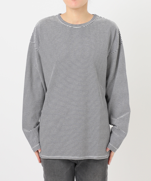 JOURNAL STANDARD relume(ジャーナルスタンダード レリューム)の「オープンエンドコットンラウンドプルオーバー(Tシャツ/カットソー・レディース・ホワイト系その他/ホワイト・FREE)」の7枚目の写真