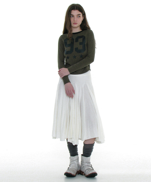 PARTIMENTO WOMEN(パルティメントウィメン)の「93 チャオ プリンテッド ロングスリーブT_カーキストライプ(Tシャツ/カットソー・レディース・その他・SMALL)」の4枚目の写真