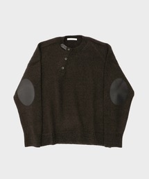 IRENISA（イレニサ）の「【irenisa/イレニサ】別注LEATHER ELBOW PATCH MOHAIR KNIT PO（ニット/セーター）」