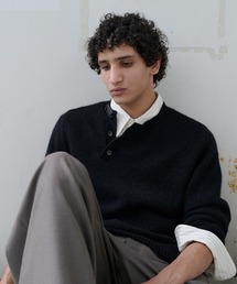 IRENISA（イレニサ）の「【irenisa/イレニサ】別注LEATHER ELBOW PATCH MOHAIR KNIT PO（ニット/セーター）」