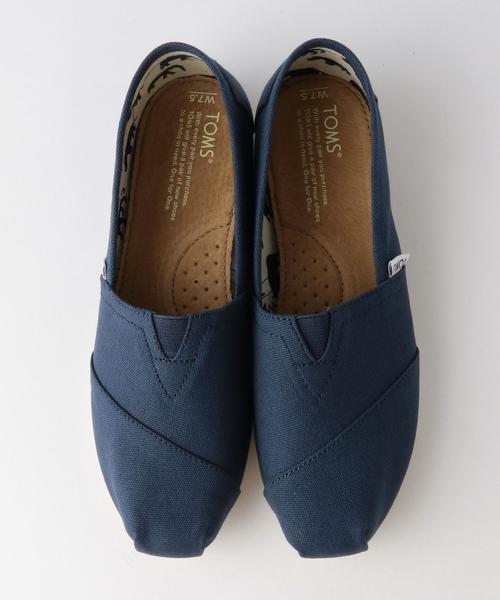 TOMS（トムス）の「TOMS キャンバススリッポン（スリッポン・レディース・オフホワイト/ブラック/ダークグレー/ネイビー・22.5cm/23cm/24cm/24.5cm/23.5cm）」の4枚目の写真