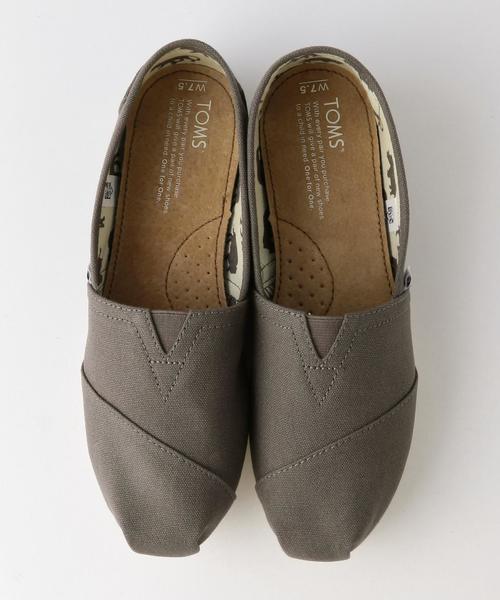 TOMS（トムス）の「TOMS キャンバススリッポン（スリッポン・レディース・オフホワイト/ブラック/ダークグレー/ネイビー・22.5cm/23cm/24cm/24.5cm/23.5cm）」の3枚目の写真