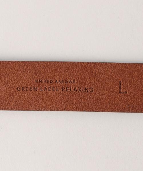 green label relaxing（グリーンレーベルリラクシング）の「BC LEATHER STANDARD30　ベルト（ベルト・メンズ・ブラック/ブラウン/ダークブラウン・MEDIUM/LARGE）」の6枚目の写真