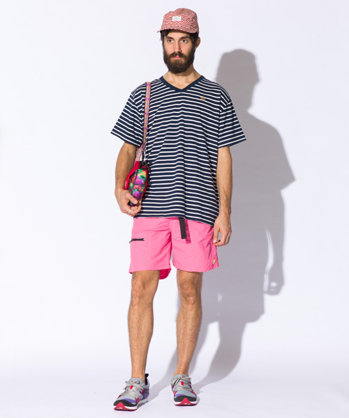 ALDIES（アールディーズ）の「Pocketable Short Pants パッカブル ショートパンツ（その他パンツ・メンズ・ブラック/ネイビー/パープル/ピンク/レッド/グリーン・SMALL/LARGE/MEDIUM）」の5枚目の写真