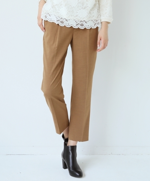 GLOBAL WORK（グローバルワーク）の「TRテーパードパンツ/719273（その他パンツ・レディース・ブラウン/ライトグレー/ネイビー/カーキ/ブラック・MEDIUM/SMALL/LARGE）」の4枚目の写真