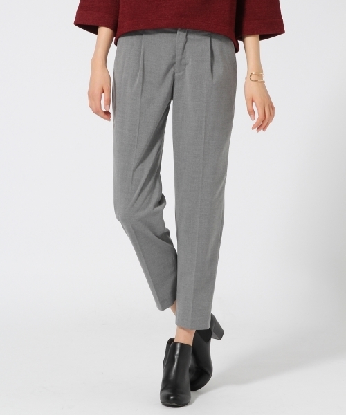 GLOBAL WORK（グローバルワーク）の「TRテーパードパンツ/719273（その他パンツ・レディース・ブラウン/ライトグレー/ネイビー/カーキ/ブラック・MEDIUM/SMALL/LARGE）」の3枚目の写真