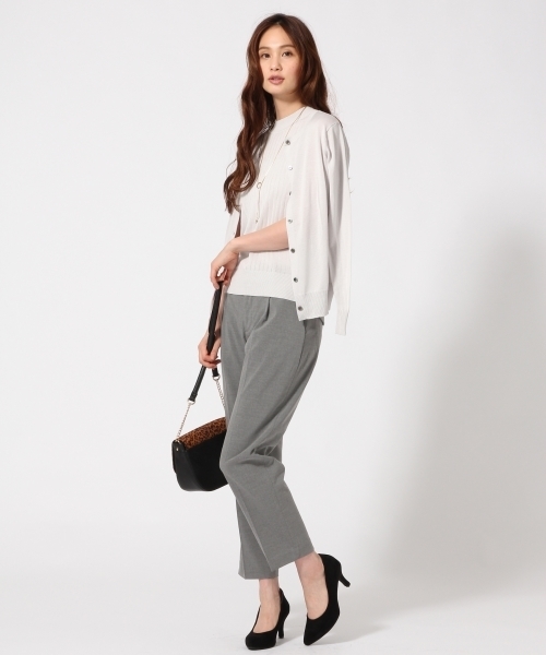 GLOBAL WORK（グローバルワーク）の「TRテーパードパンツ/719273（その他パンツ・レディース・ブラウン/ライトグレー/ネイビー/カーキ/ブラック・MEDIUM/SMALL/LARGE）」の7枚目の写真