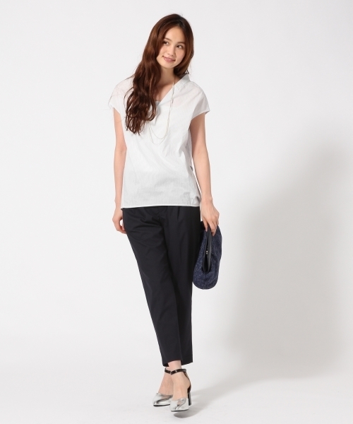 GLOBAL WORK（グローバルワーク）の「TRテーパードパンツ/719273（その他パンツ・レディース・ブラウン/ライトグレー/ネイビー/カーキ/ブラック・MEDIUM/SMALL/LARGE）」の10枚目の写真