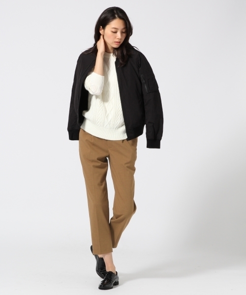 GLOBAL WORK（グローバルワーク）の「TRテーパードパンツ/719273（その他パンツ・レディース・ブラウン/ライトグレー/ネイビー/カーキ/ブラック・MEDIUM/SMALL/LARGE）」の19枚目の写真