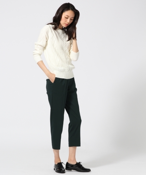 GLOBAL WORK（グローバルワーク）の「TRテーパードパンツ/719273（その他パンツ・レディース・ブラウン/ライトグレー/ネイビー/カーキ/ブラック・MEDIUM/SMALL/LARGE）」の20枚目の写真