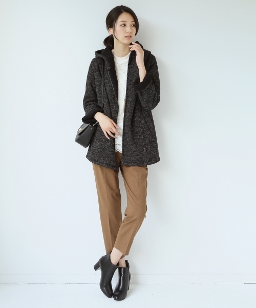 GLOBAL WORK（グローバルワーク）の「TRテーパードパンツ/719273（その他パンツ・レディース・ブラウン/ライトグレー/ネイビー/カーキ/ブラック・MEDIUM/SMALL/LARGE）」の22枚目の写真