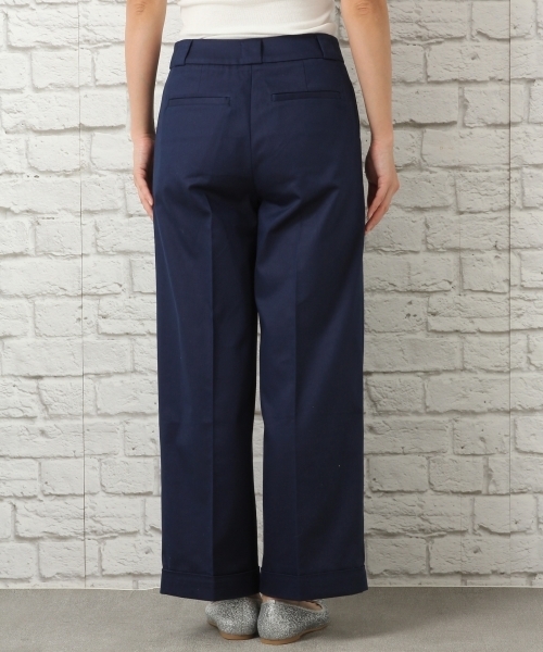 LEPSIM（レプシィム）の「チノストレートワイドパンツ　735924（チノパンツ・レディース・ベージュ/ネイビー/カーキ・LARGE/MEDIUM）」の10枚目の写真