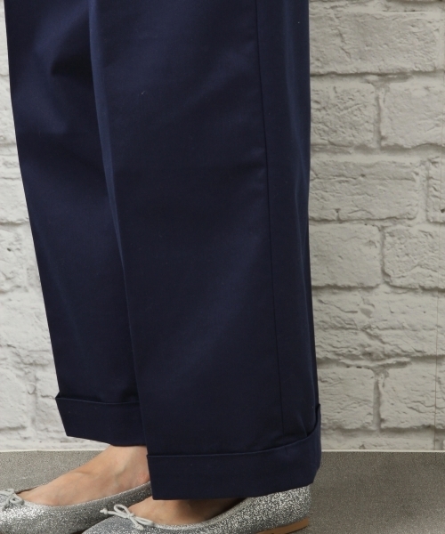 LEPSIM（レプシィム）の「チノストレートワイドパンツ　735924（チノパンツ・レディース・ベージュ/ネイビー/カーキ・LARGE/MEDIUM）」の13枚目の写真