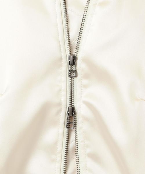 Another Edition(アナザーエディション)の「サテンショートMA-1 ◆(MA-1・レディース・ブラック/オフホワイト・SMALL/MEDIUM)」の5枚目の写真