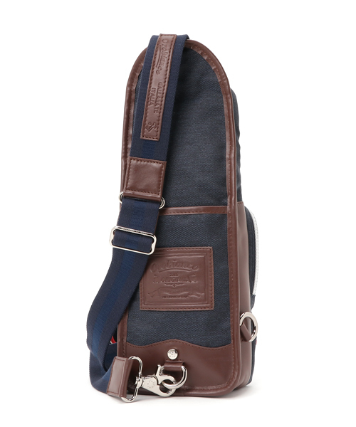 Orobianco（オロビアンコ）の「【Orobianco　オロビアンコ】　GIACOMIO 13-H(JEANS)　ジーンズ調素材　ボディバッグ　モノレール　/　90429（ボディバッグ/ウエストポーチ・メンズ・ネイビー/ブルー系その他/ブラック/ライトブルー・FREE）」の5枚目の写真