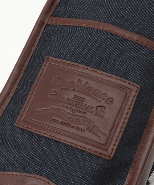 Orobianco（オロビアンコ）の「【Orobianco　オロビアンコ】　GIACOMIO 13-H(JEANS)　ジーンズ調素材　ボディバッグ　モノレール　/　90429（ボディバッグ/ウエストポーチ・メンズ・ネイビー/ブルー系その他/ブラック/ライトブルー・FREE）」の11枚目の写真