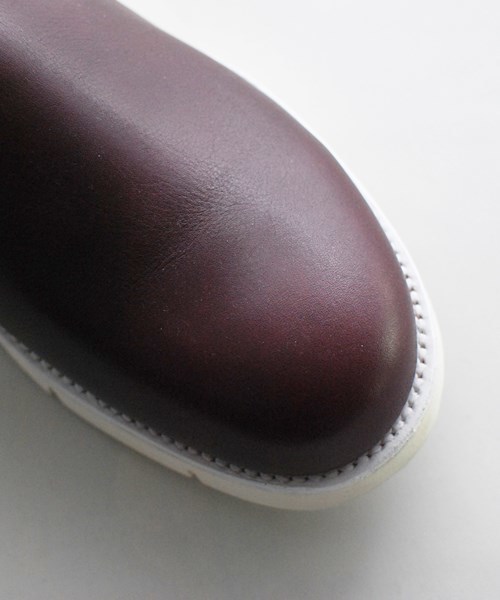 OURET(オーレット)の「OIL LEATHER VIBRAM SOLE SIDE GORE PLAIN TOE(ブーツ・メンズ・ブラック/グレー系その他/グリーン/ボルドー・42/43/41)」の12枚目の写真