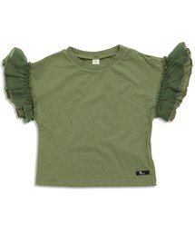 apres les cours | 袖フリルＴシャツ(Tシャツ/カットソー)