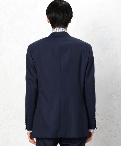 グリーンレーベルリラクシング　×　グアベロ　スーツ　グレー　チェック GLR CLOTH チェック 2B N/HC/RV スーツジャケット ―ストレッチ―