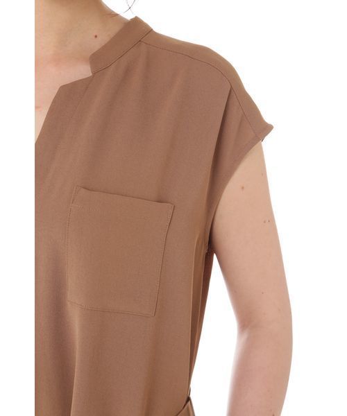 NATURAL BEAUTY BASIC(ナチュラルビューティーベーシック)の「【and GIRL6月号掲載】スキッパーシャツワンピース(シャツワンピース・レディース・ブラック/カーキ/ブラウン・MEDIUM/SMALL)」の16枚目の写真