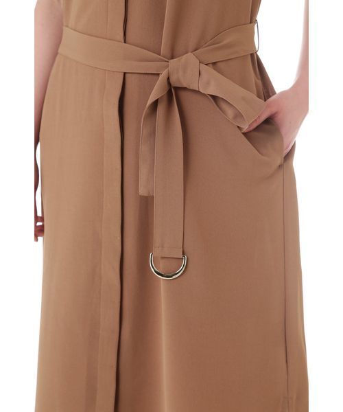NATURAL BEAUTY BASIC(ナチュラルビューティーベーシック)の「【and GIRL6月号掲載】スキッパーシャツワンピース(シャツワンピース・レディース・ブラック/カーキ/ブラウン・MEDIUM/SMALL)」の17枚目の写真