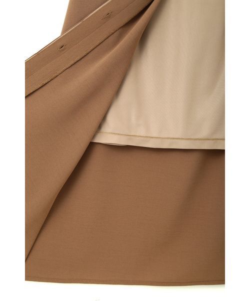 NATURAL BEAUTY BASIC(ナチュラルビューティーベーシック)の「【and GIRL6月号掲載】スキッパーシャツワンピース(シャツワンピース・レディース・ブラック/カーキ/ブラウン・MEDIUM/SMALL)」の20枚目の写真