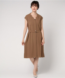 NATURAL BEAUTY BASIC | 【and GIRL6月号掲載】スキッパーシャツワンピース(シャツワンピース)