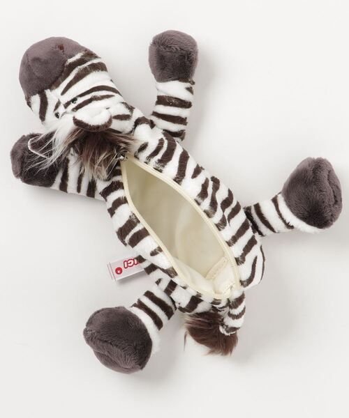 NICI ポーチ ぬいぐるみ nici/ワイルドフレンズ ゼブラ フィギュアポーチ（おもちゃ）｜nici